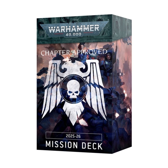 Chapter Approved 2025–26 – Talia Misji (Mission Deck) – Warhammer 40,000